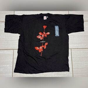 Depeche Mode Shirt 1990 Violator World Tour Vintage Single Stitch Rose Large
